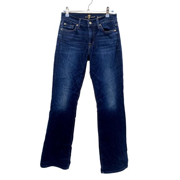 7 for all mankind bootcut dark wash jeans - Picture 1 of 5